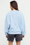 Free People Skyline Tee Blue Snowflake