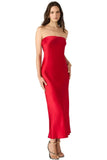 Steve Madden Jessamine Dress Dark Red