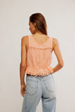 Free People Alana Lace Tank Spring Mellon