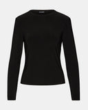 Steve Madden Seline Knit Top Black