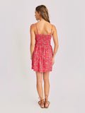 Red Multi Firecracker Mini Dress