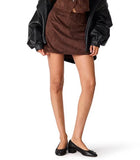 Steve Madden Cindi Skirt Dark Chocolate