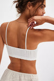 Free People Heirloom Seamless Bralette Clean Ivory