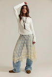 Free People Easy Does It Tee White