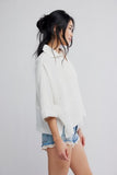 Free People Happy Days Top Clean Ivory