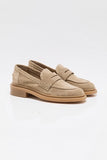 Free People Lana Loafer Taupe Suede