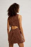 Free People Atlas Suede Mini Chicory Coffee
