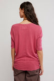 Free People High Line Tee Deep Claret