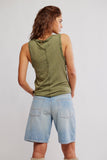Free People Easy Tank Peat Moss