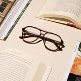 DIFF Tatum Whiskey Crystal Blue Light Readers 1.5