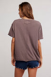 Free People Nina Tee Mochaccino