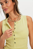 Free People Jamie Henley Tank Sicilian Yellow