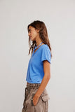 Free People Take  2 Tee Cornflower