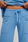 Free People Staycation Lounge Pant Blissful Blue