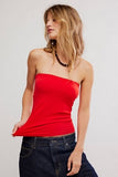 Free People The Carrie Tube High Risk Red