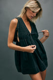 Free People Webster Romper Black