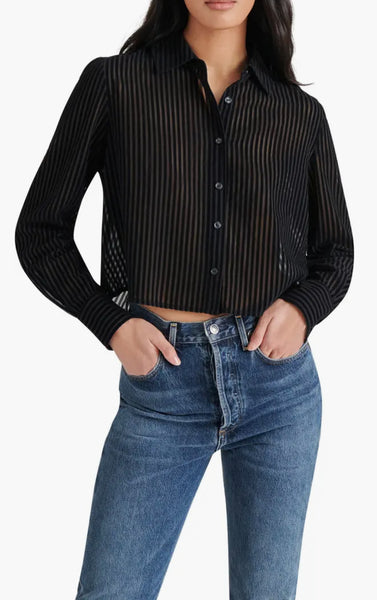 Steve Madden Noelle Burnout Top