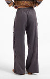 Stone Grey Rhea Button Pants