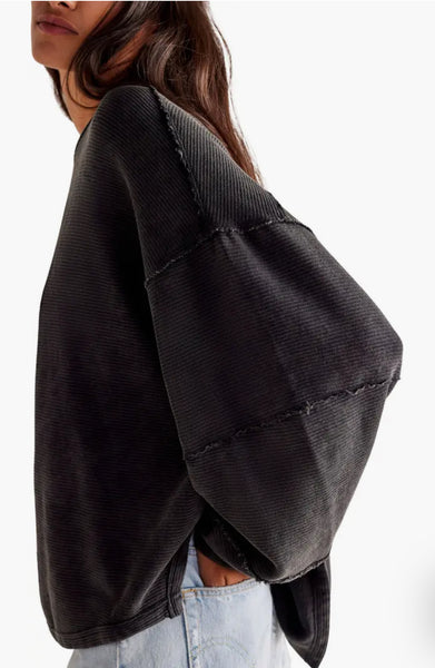 Free People Total Eclipse Tee Black