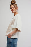 Free People Dahlia Pullover Ivory