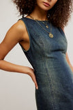 Free People Atlas denim Mini Vintage Indigo