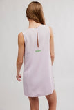 Free People Electric Garden Mini Dress Pale Orchid Combo