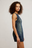 Free People Atlas denim Mini Vintage Indigo