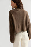 Free People Celeste Quarter Zip Teak