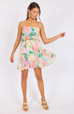 Bloom Revival Bubble Dress Pink Multi