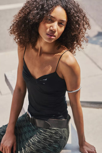 Free People My Way Triangle Cami Black
