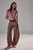 Free People Spotlight Trouser Brown