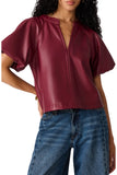 Steve Madden Cecila Top Cordovan