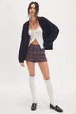 Free People Cool of the Night Cardi Black