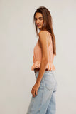 Free People Alana Lace Tank Spring Mellon