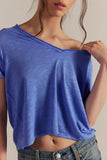 Free People Take  2 Tee Cornflower