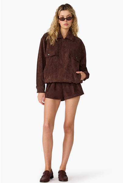 Steve Madden Henson Jacket Dark Chocolate