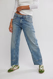 Free People Risk Taker Mid-Rise Straight Mantra