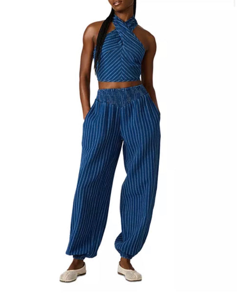 Steve Madden Tillie Pant Mixed Indigo