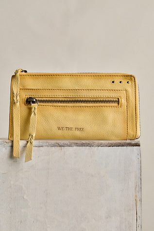 Free People Emerson Wallet Butter Yellow