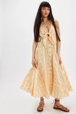 Free People Via Midi Dress Creamsicle