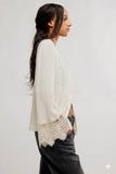 Free People Donni Blouse Tofu