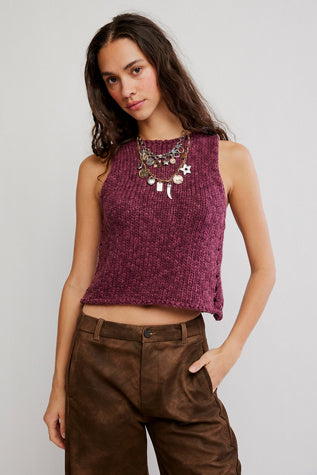 Free People Opal Tank Sangria
