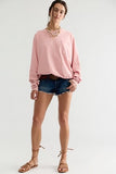 Free People Epic LS Peach Skin