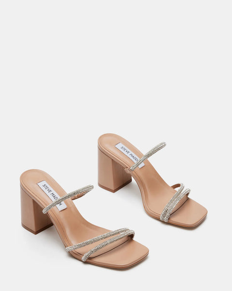 Sandalia Con Plataforma Y Pulsera Negra Steve Madden