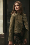 Free People Ryland Band Jacket Laurel Canyon