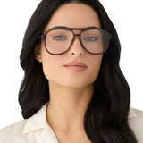 DIFF Tatum Whiskey Crystal Blue Light Readers 1.5