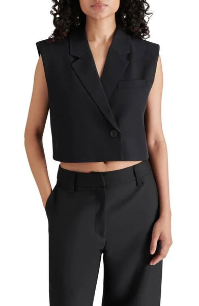 Steve Madden Amour Vest Black