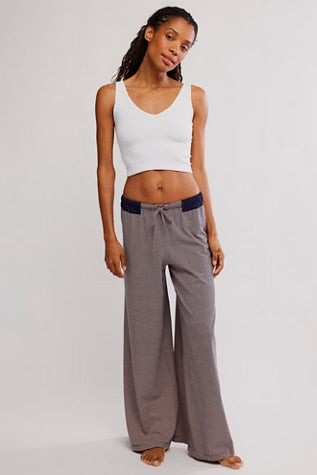 Free People Out and about Pant Peach Combo