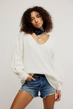 Free People Coast 2 Coast Thermal Clean Ivory