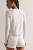 Free People Dream State Henley Top Heather Grey